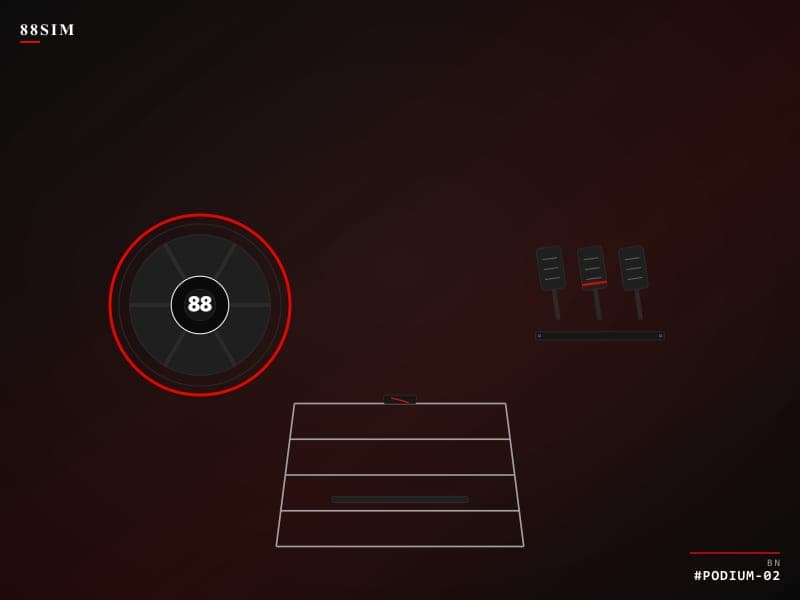 Комплект 88SIM Podium — полная сборка